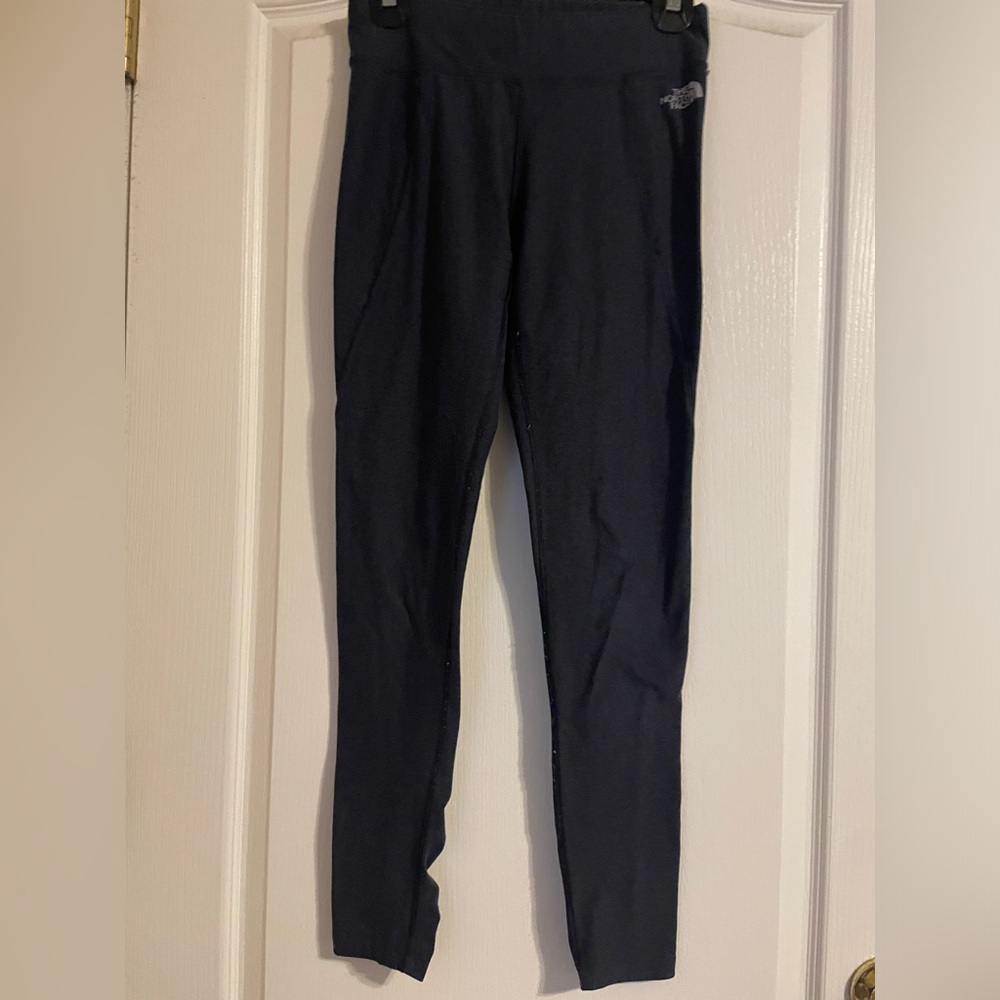 The North Face Leggings Womens Small Gray Excellent Ruched Ankle Active Tights